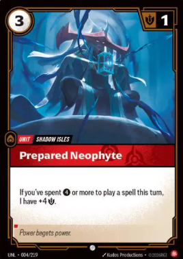 #004 Prepared Neophyte - Riftbound Unleashed