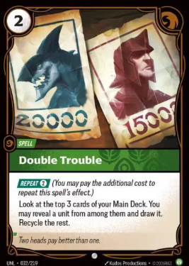 #032 Double Trouble - Riftbound Unleashed