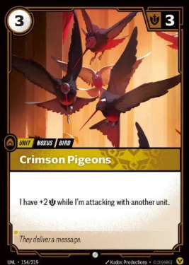 #154 Crimson Pigeons - Riftbound Unleashed