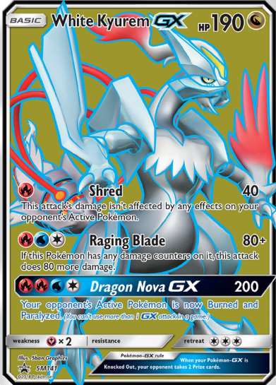 #SM141  White Kyurem  Black Star Promo
