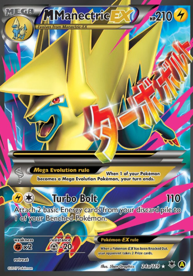 #024a M Manectric EX #24a  Phantom Forces