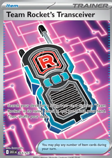 #263 Team Rocket's Transceiver Mega Evolution Ascended Hero