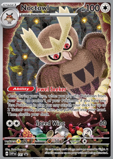#141 Noctowl Black Star Promo SVP