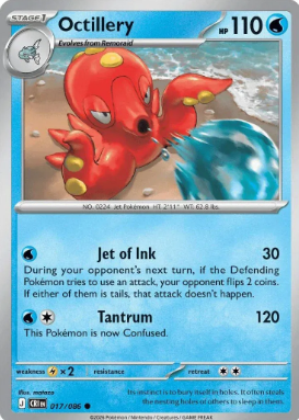 #017 Octillery Mega Evolution Chaos Rising
