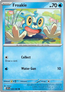 #020 Froakie Mega Evolution Chaos Rising