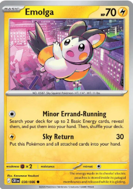 #030 Emolga Mega Evolution Chaos Rising