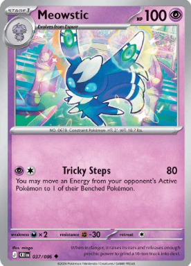 #037 Meowstic Mega Evolution Chaos Rising