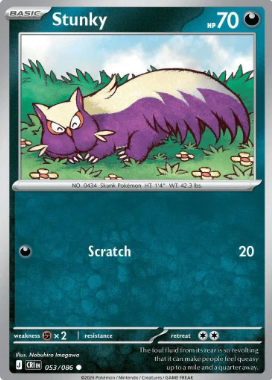 #053 Stunky Mega Evolution Chaos Rising