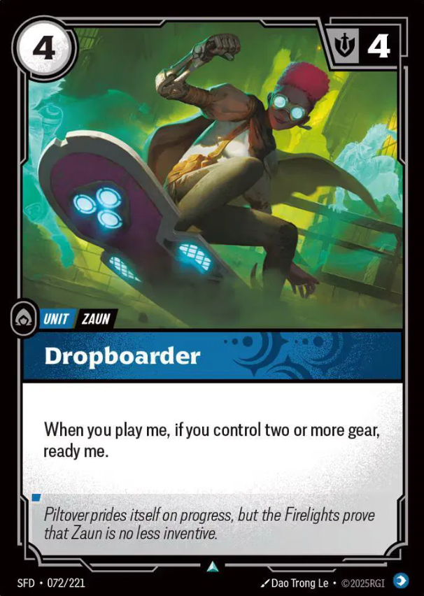 #072 Dropboarder - Riftbound Spiritforged