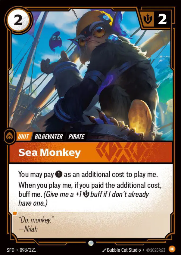 #098 Sea Monkey - Riftbound Spiritforged