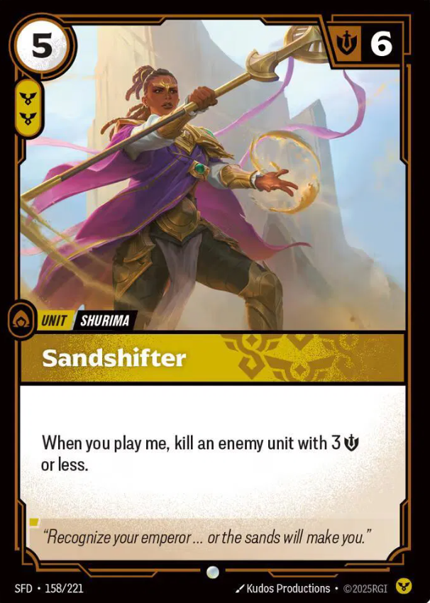#158 Sandshifter - Riftbound Spiritforged