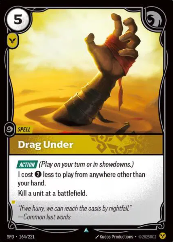 #164 Drag Under - Riftbound Spiritforged