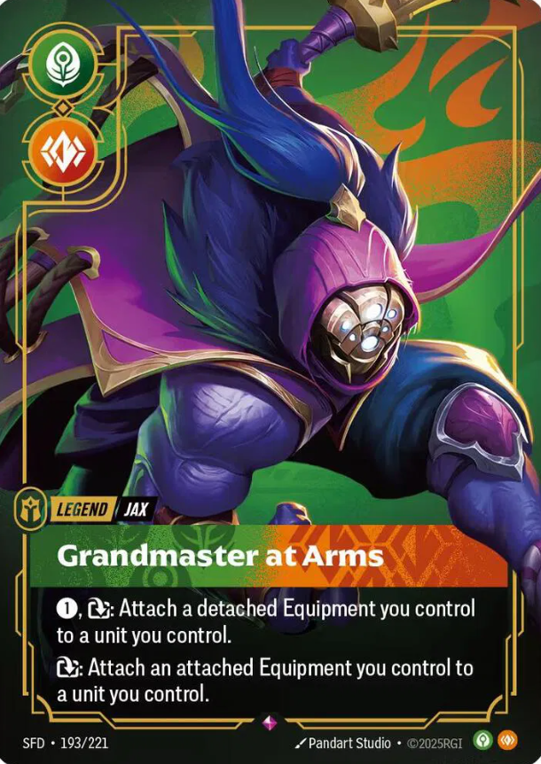 #193 Grandmaster at Arms (Rare Foil) - Riftbound Spiritforged