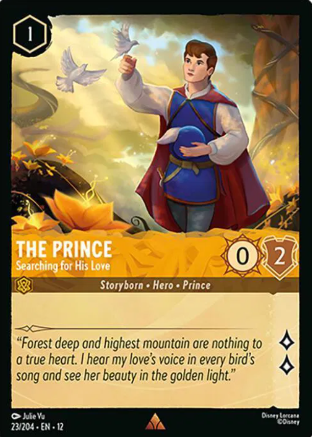 #023 The Prince - Disney Lorcana Wilds Unknown