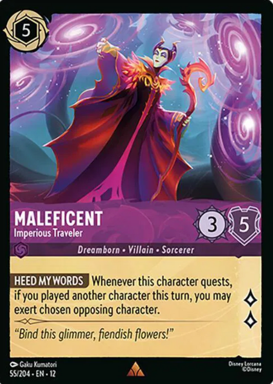 #055 Maleficent - Disney Lorcana Wilds Unknown