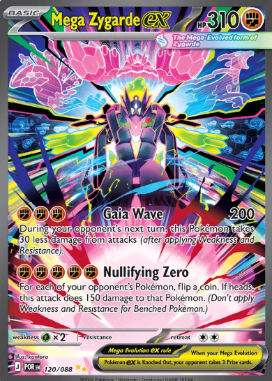 #120 Mega Zygarde  Mega Evolutions Perfect Order