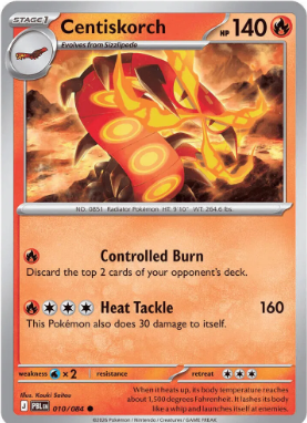 #010 Centiskorch Mega Evolution Pitch Black