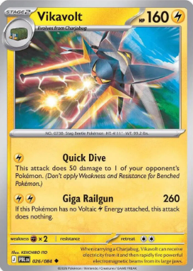 #026 Vikavolt Mega Evolution Pitch Black
