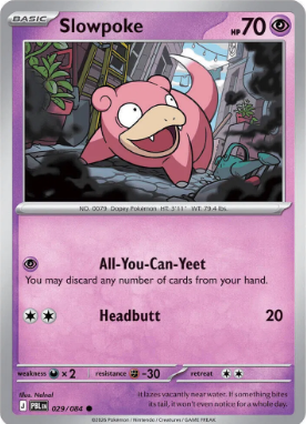 #029 Slowpoke Mega Evolution Pitch Black