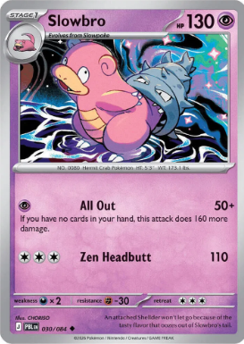 #030 Slowbro Mega Evolution Pitch Black