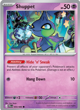 #033 Shuppet Mega Evolution Pitch Black