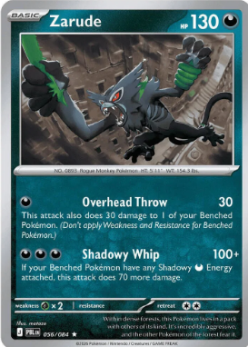 #056 Zarude Mega Evolution Pitch Black