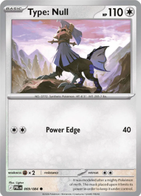 #069 Type: Null Mega Evolution Pitch Black