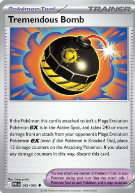#082 Tremendous Bomb Mega Evolution Pitch Black