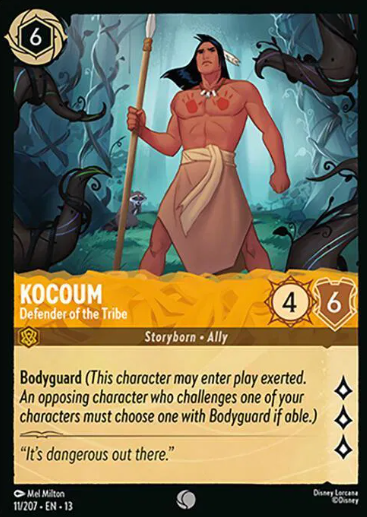 #011 Kocoum - Common - Disney Lorcana Attack of the Vine