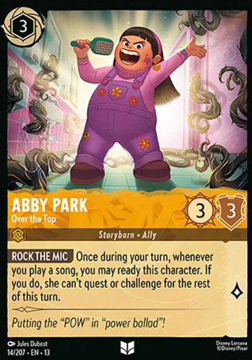 #014 Abby Park - Uncommon - Disney Lorcana Attack of the Vine