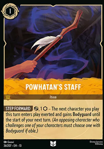 #036 Powhatan's - Uncommon - Disney Lorcana Attack of the Vine