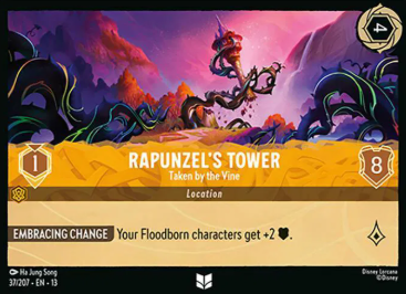 #037 Rapunzel's Tower - Uncommon - Disney Lorcana Attack of the Vine