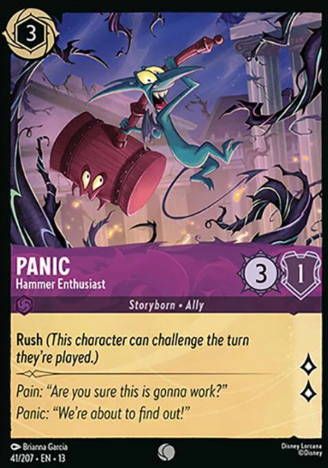 #041 Panic - Common - Disney Lorcana Attack of the Vine