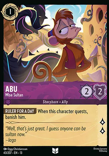 #043 Abu - Uncommon - Disney Lorcana Attack of the Vine