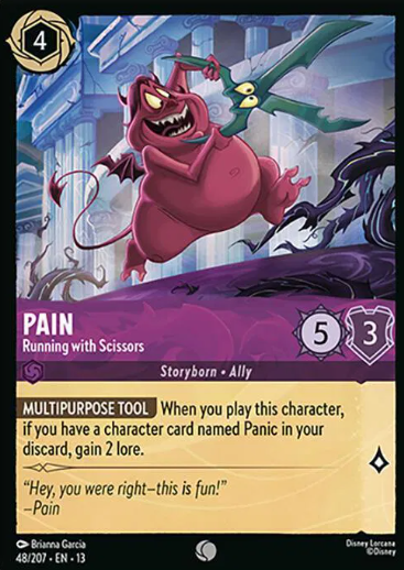#048 Pain - Common - Disney Lorcana Attack of the Vine
