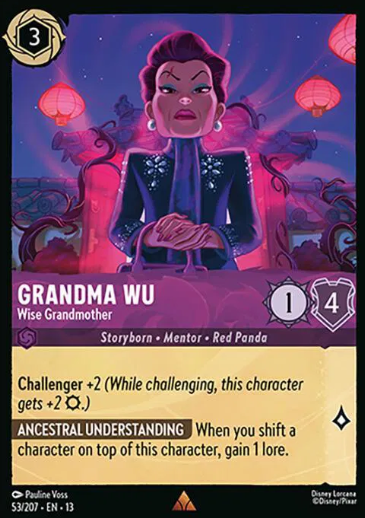 #053 Grandma Wu - Rare - Disney Lorcana Attack of the Vine