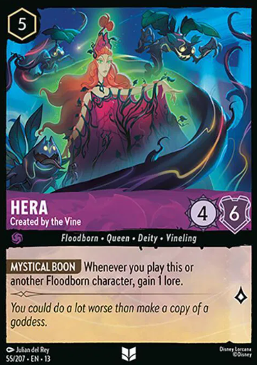 #055 Hera - Uncommon - Disney Lorcana Attack of the Vine