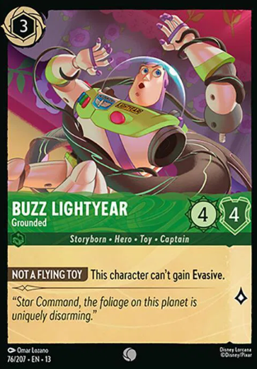 #076 Buzz Lightyear - Common - Disney Lorcana Attack of the Vine