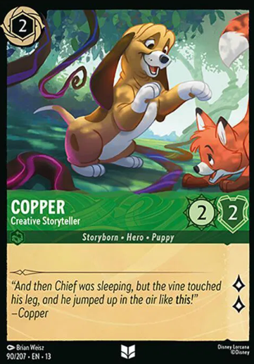 #090 Copper - Uncommon - Disney Lorcana Attack of the Vine