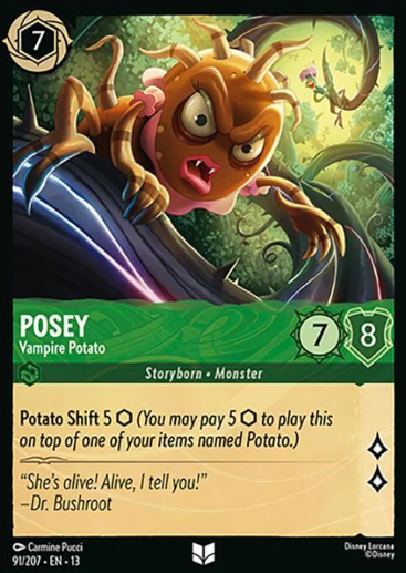#091 Posey - Uncommon - Disney Lorcana Attack of the Vine