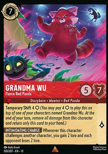 #120 Grandma Wu - Rare - Disney Lorcana Attack of the Vine