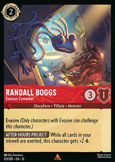 #123 Randall Boggs FOIL - Rare - Disney Lorcana Attack of the Vine