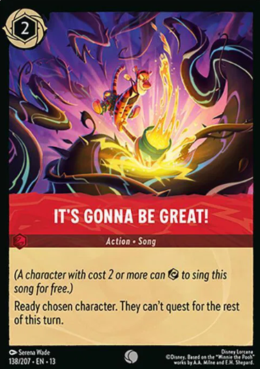 #138 It's Gonna Be Great - Common - Disney Lorcana Attack of the Vine