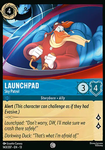 #143 Launchpad - Common - Disney Lorcana Attack of the Vine
