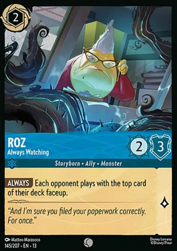 #145 Roz - Common - Disney Lorcana Attack of the Vine