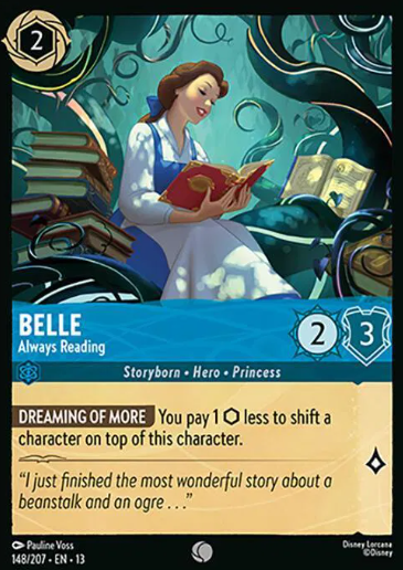 #148 Belle  - Common - Disney Lorcana Attack of the Vine