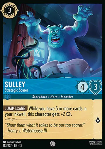 #152 Sulley - Common - Disney Lorcana Attack of the Vine