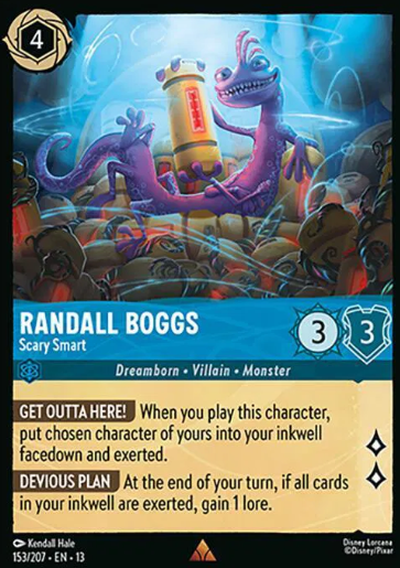 #153 Randall Boggs FOIL - Rare - Disney Lorcana Attack of the Vine
