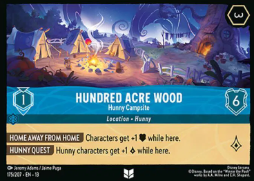 #175 Hundred Acre Wood - Uncommon - Disney Lorcana Attack of the Vine