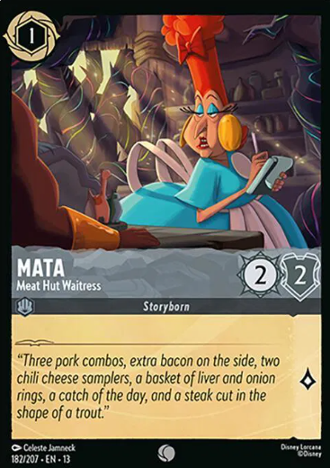#182 Mata - Common - Disney Lorcana Attack of the Vine